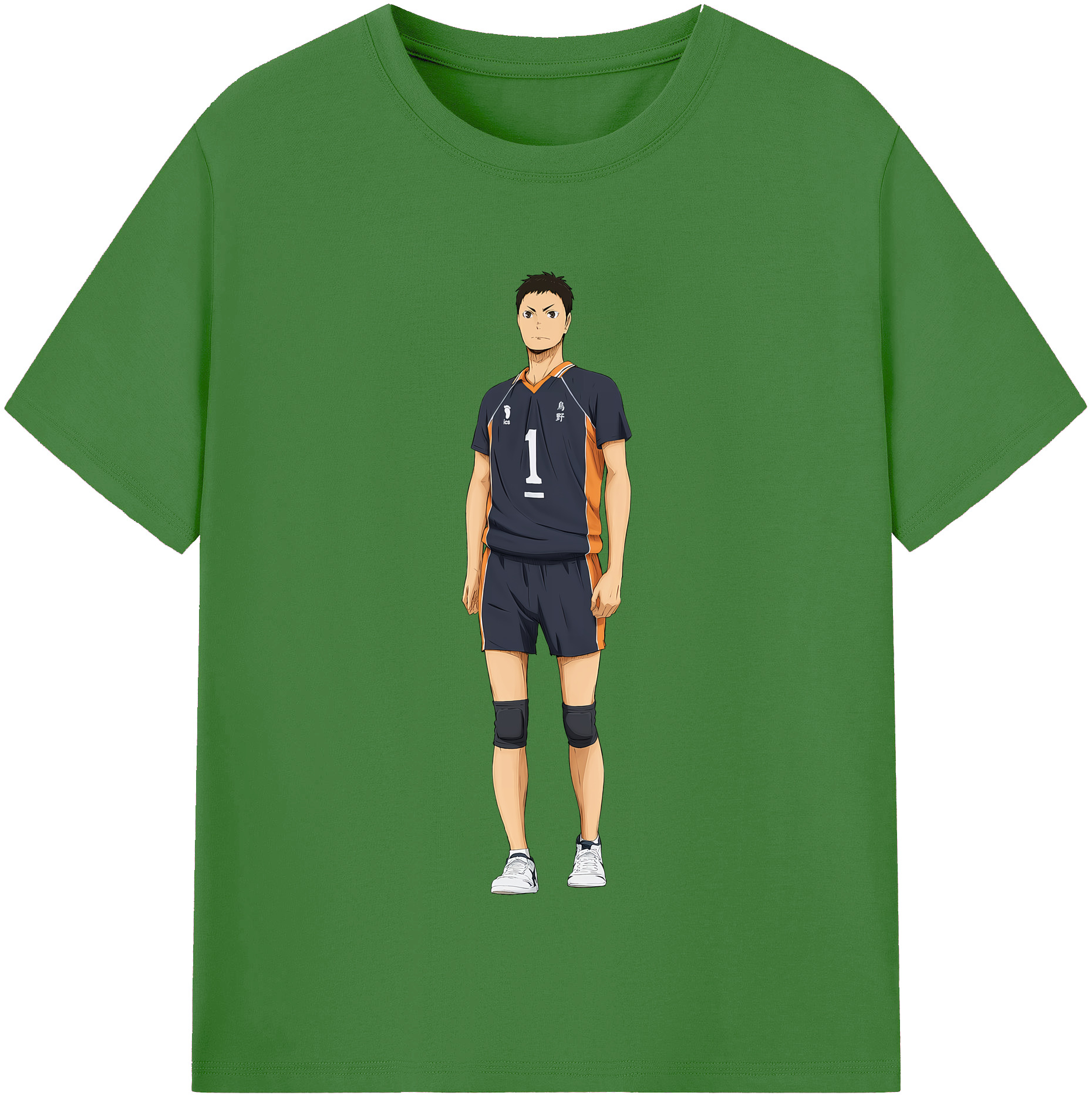 （画像用） ハイキュー!! Haikyu!! レディースカジュアルプリントTシャツ（綿100％）